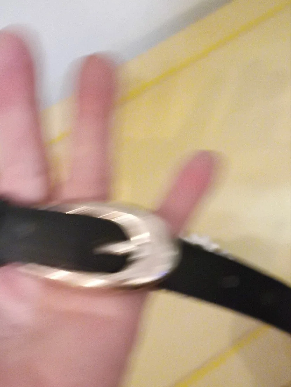 Black Leather Western-Style Women's Belt with Silver Accents